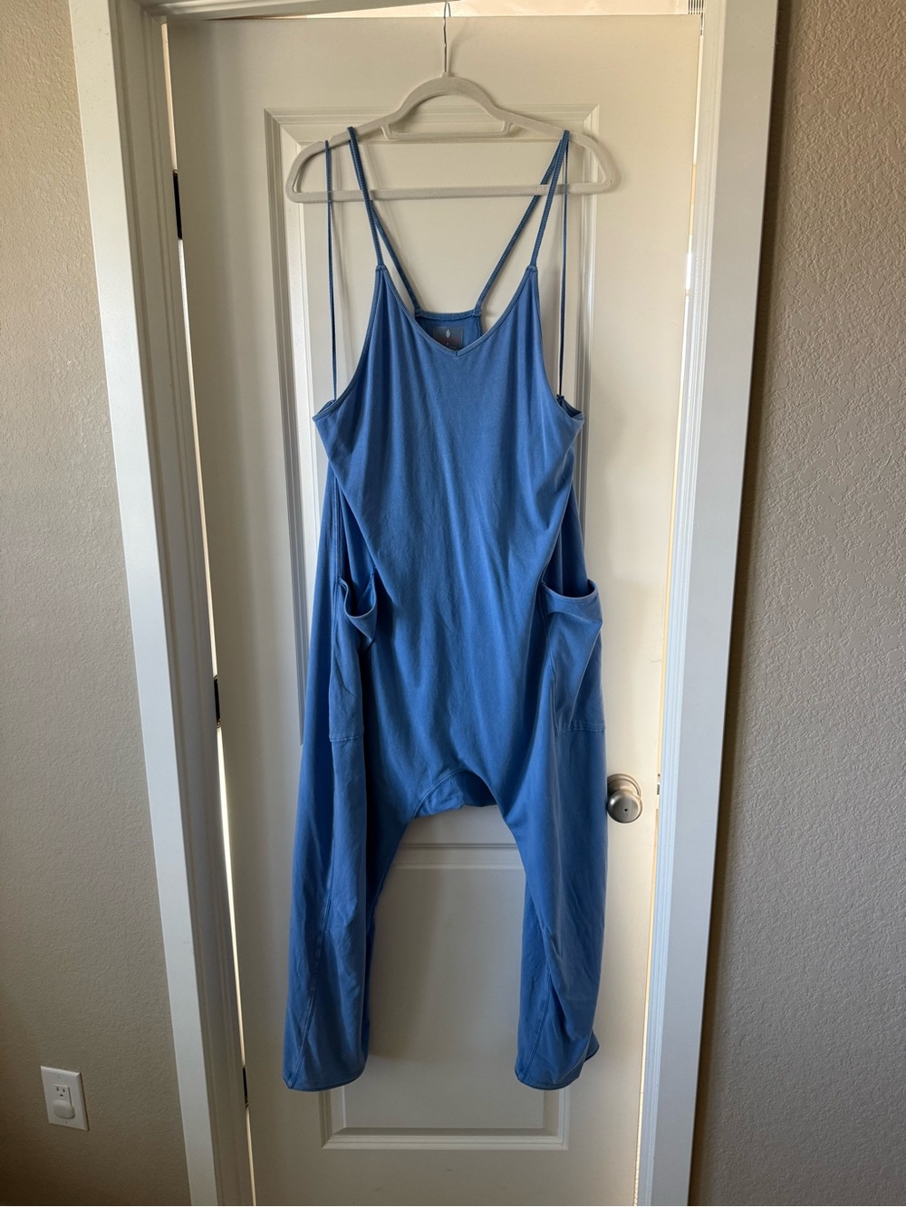FP Movement by Free People Hot Shot Onesie Harem Jumpsuit in Blue